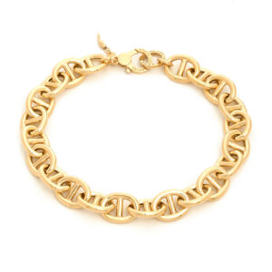 Collana grande a maglie marine