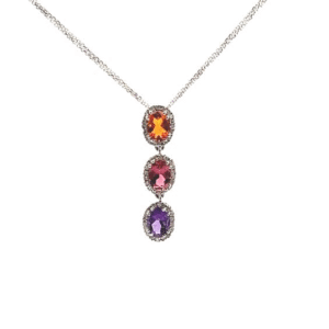Collana Cianfrone Gioielli Donna in Oro Ametista COOR-35-198